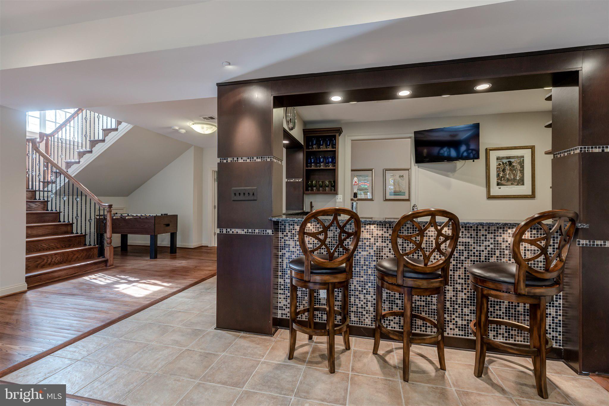 8429 Brook Road McLean, VA 22102 - Photo 31 of 48 Custom Fully Equipped Bar