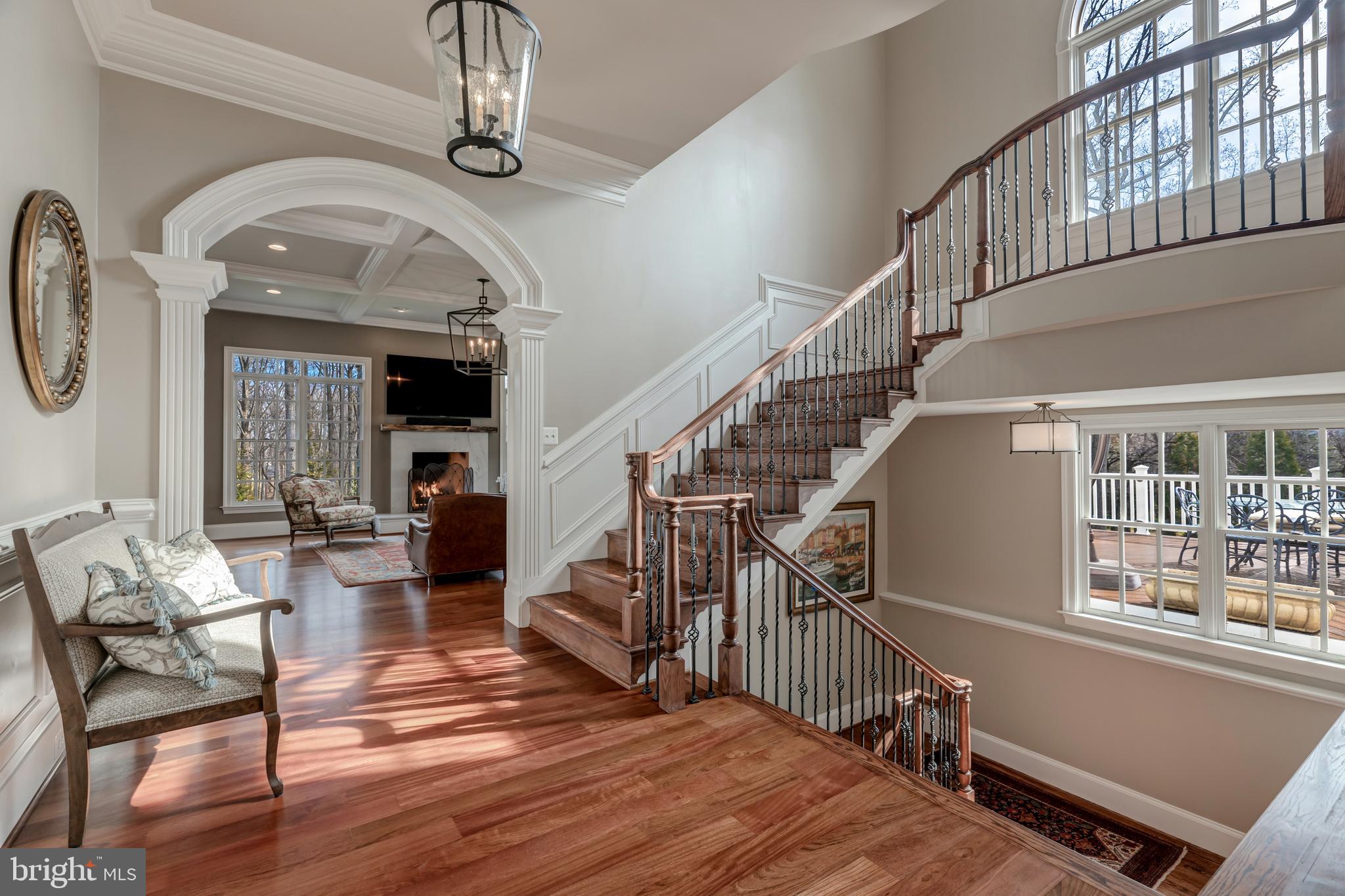 8429 Brook Road McLean, VA 22102 - Photo 10 of 48 Dramatic, 3 Story Rear Foyer