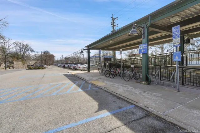 a patio with table and chairs