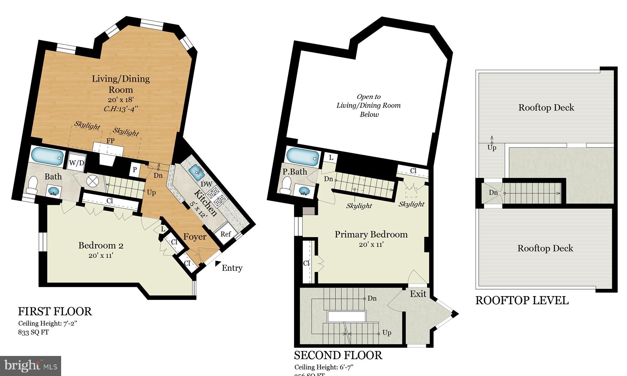 350 9th Street Southeast, Unit 26 Washington, DC 20003 - Photo 34 of 34 Floor Plan