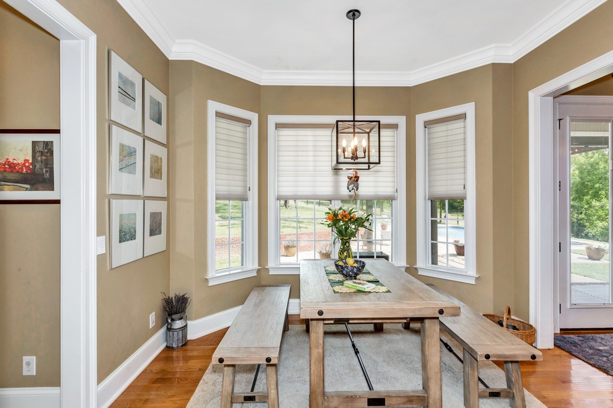 983 Veto Road Prospect, TN 38477 - Photo 11 of 43 a view of a dining room with furniture window and outside view