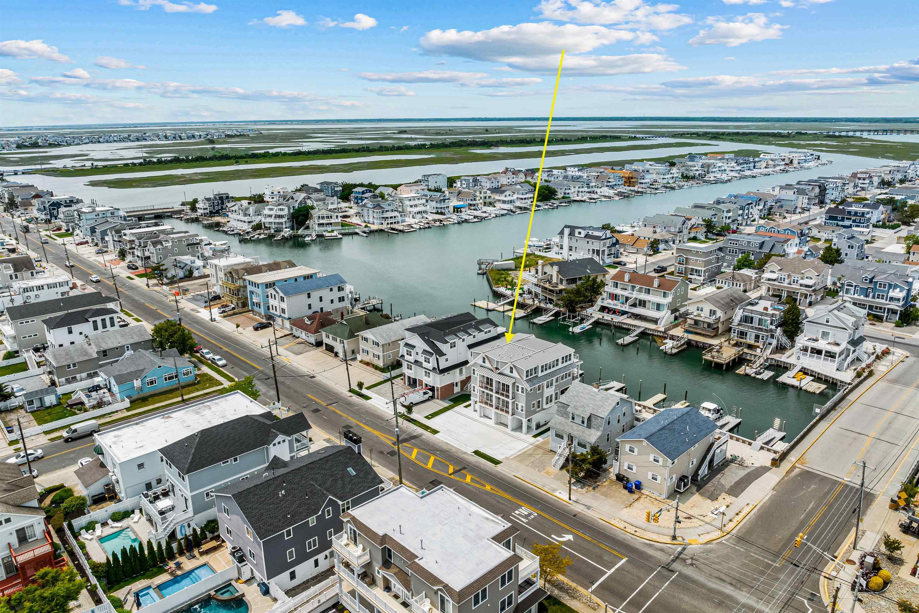 2158 Ocean Drive, Unit 2158 Avalon, NJ 08202 - Photo 50 of 50 a view of a city with lots of residential buildings and ocean view