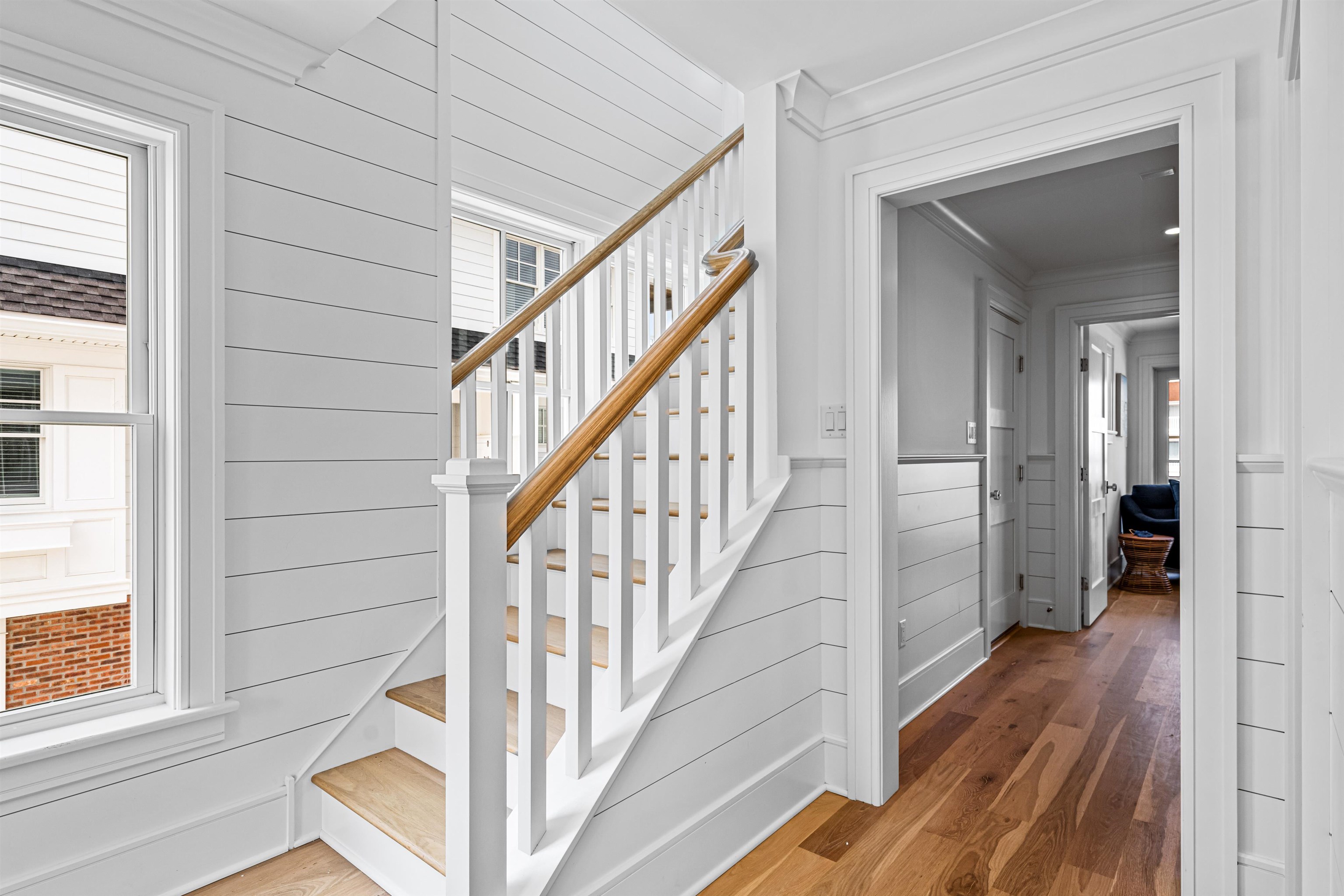 2158 Ocean Drive, Unit 2158 Avalon, NJ 08202 - Photo 7 of 50 a view of entryway with wooden floor and stairs