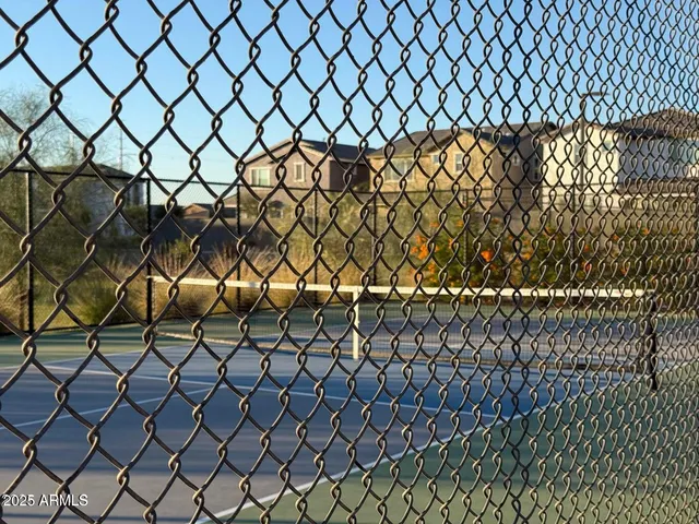 a view of a lake with houses