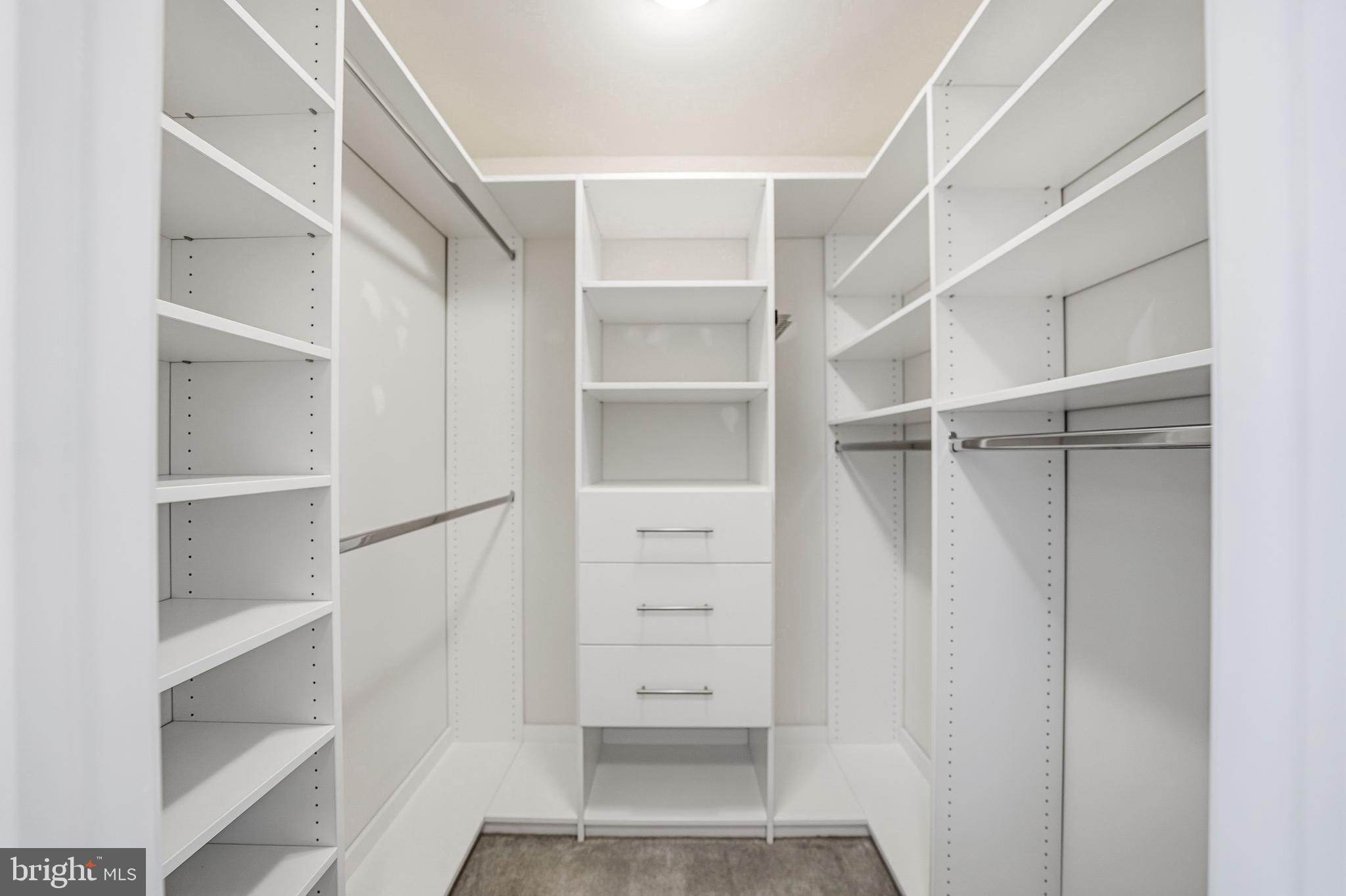 4777 Old Easton Road Doylestown, PA 18902 - Photo 17 of 26 a view of walk in closet with empty racks