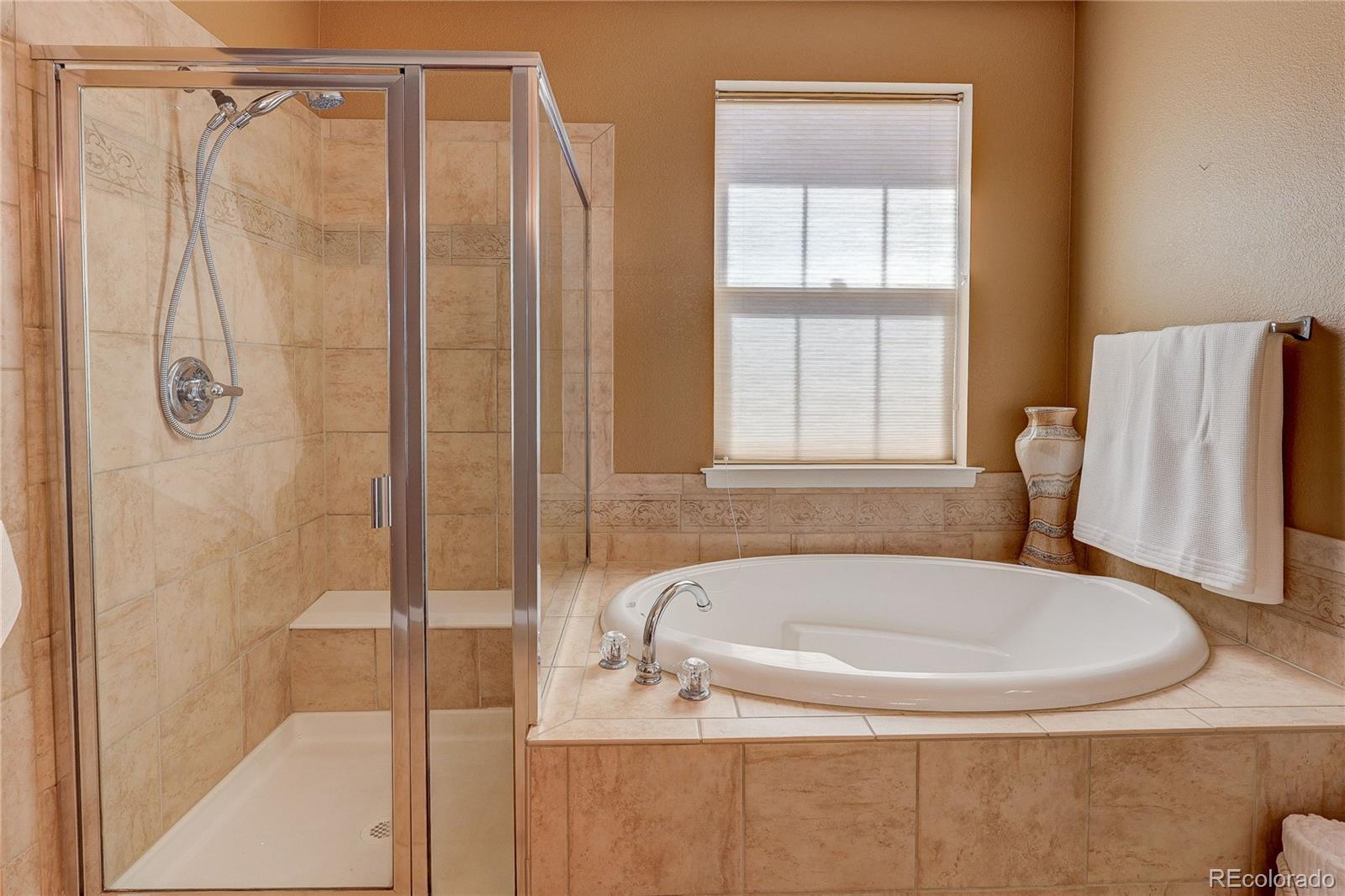 10556 Graymont Lane, Unit B Highlands Ranch, CO 80126 - Photo 21 of 40 a bathroom with a shower and a sink