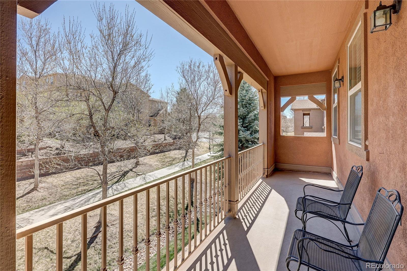 10556 Graymont Lane, Unit B Highlands Ranch, CO 80126 - Photo 31 of 40 a view of balcony with furniture