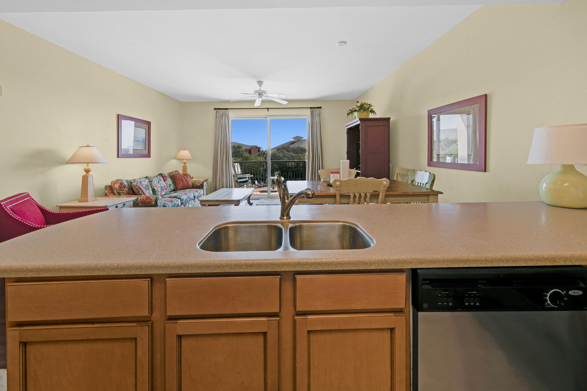 548 Sandy Cay Drive, Unit 309 Miramar Beach, FL 32550 - Photo 19 of 47 a kitchen with a sink and cabinets