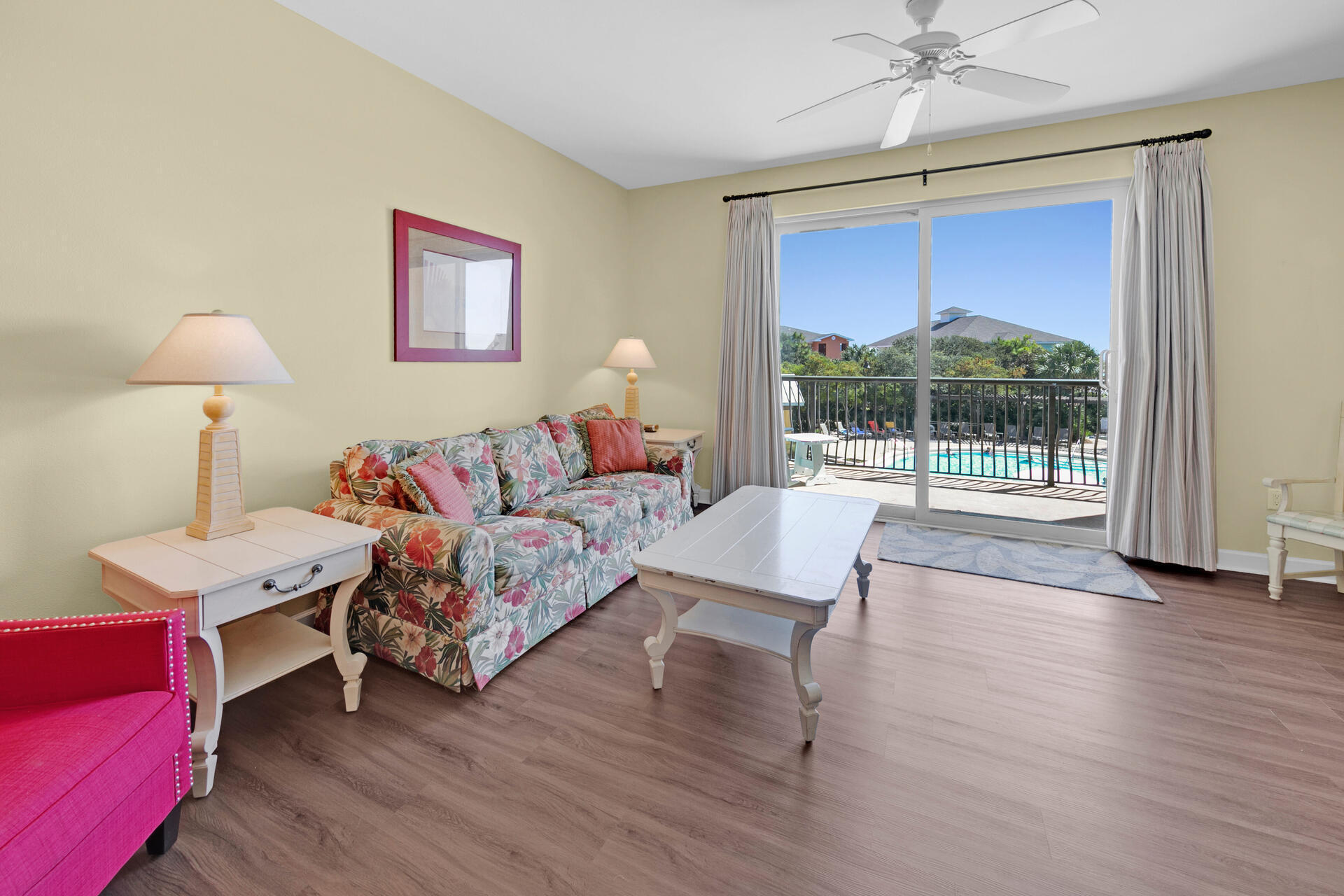 548 Sandy Cay Drive, Unit 309 Miramar Beach, FL 32550 - Photo 22 of 47 a living room with furniture and a window
