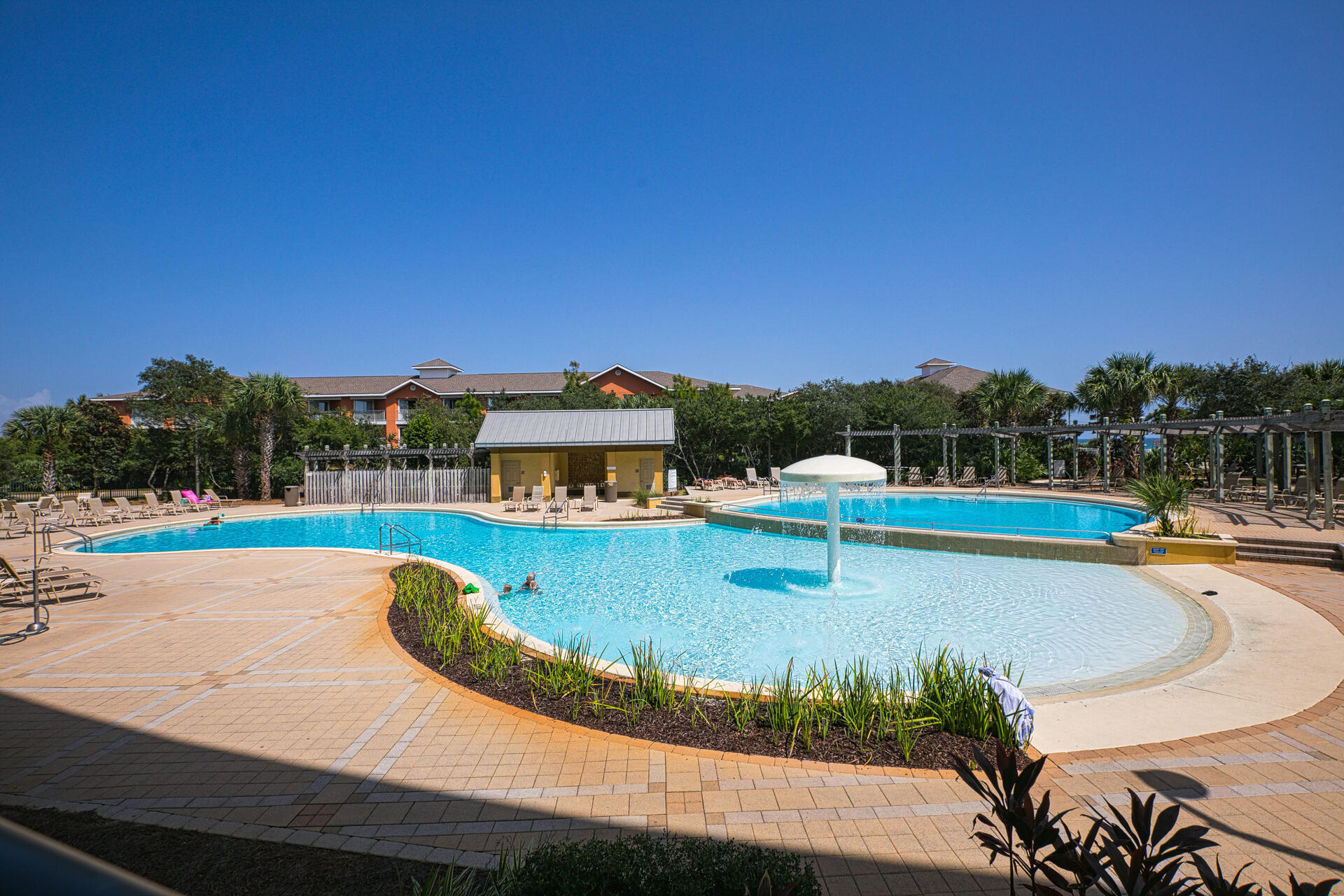 548 Sandy Cay Drive, Unit 309 Miramar Beach, FL 32550 - Photo 35 of 47 a view of a swimming pool with a patio