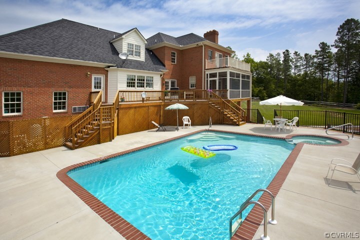 11103 Locust Ridge Place Ashland, VA 23005 - Photo 40 of 50 Enjoy the pool and patio all year whether taking a