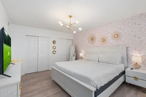 a view of a chairs and table in the patio