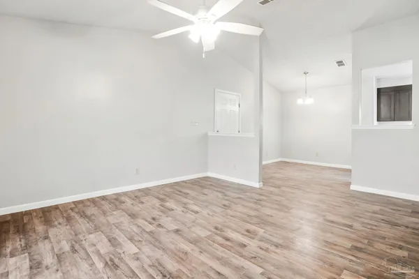 wooden floor in an empty room