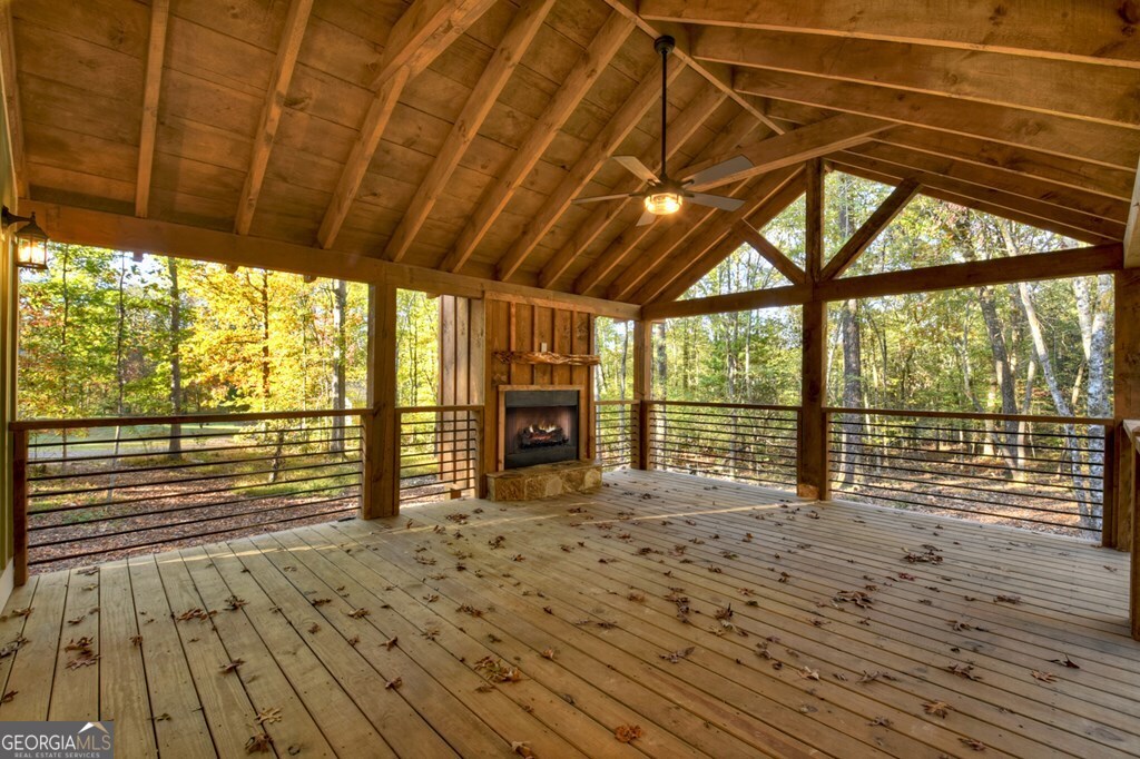 646 High Country Crossing Morganton, GA 30560 - Photo 15 of 44 a view of deck with wooden floor
