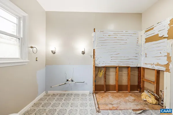 a view of room with window