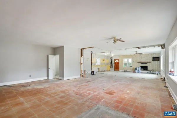 a view of an empty room