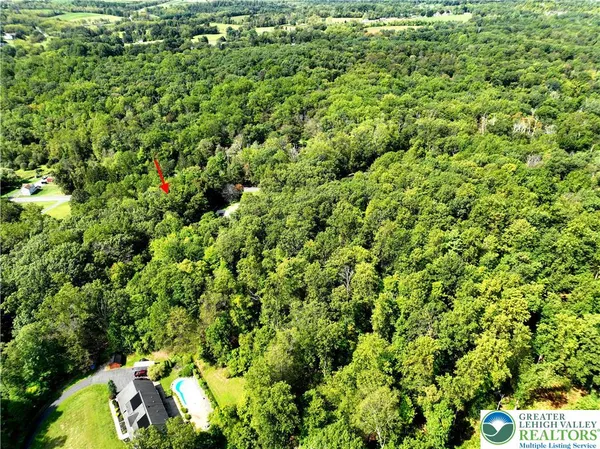 a view of a large yard with lots of green space