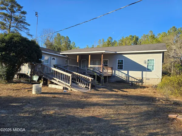 a view of a house with a patio
