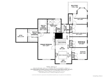 a picture of a floor plan