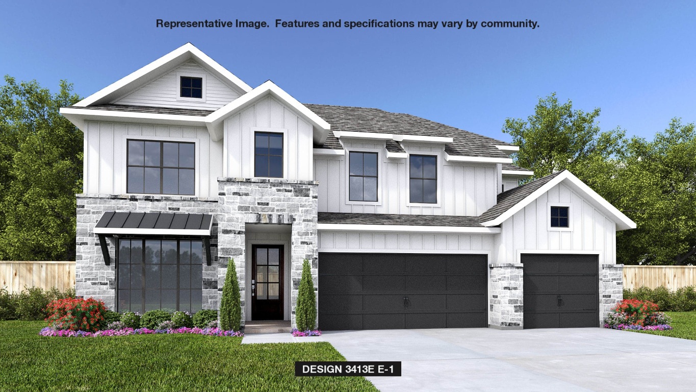 8620 Lefrak Drive Austin, TX 78744 - Photo 1 of 1 a front view of a house with a yard and garage