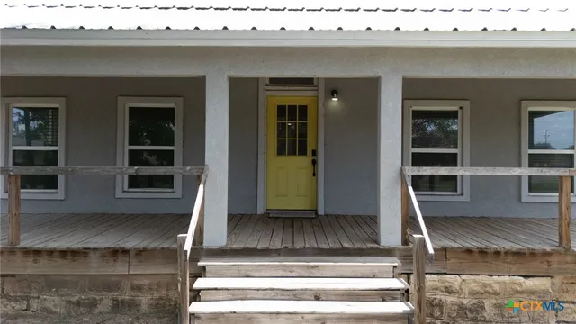 front view of a house with a window