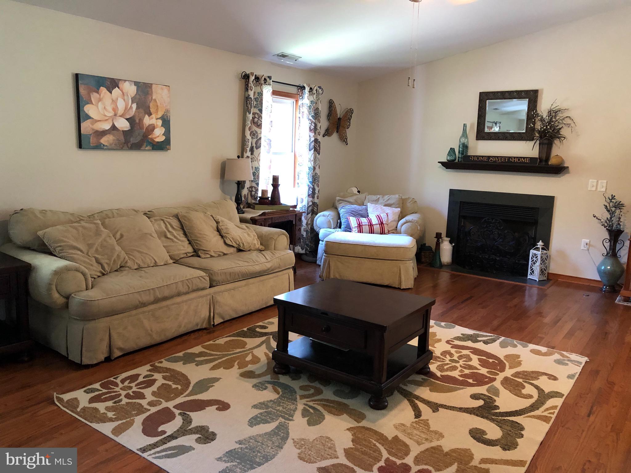 10000 Hollo Way Partlow, VA 22534 - Photo 9 of 47 Living Room Has Hardwood Floor, gas fireplace!