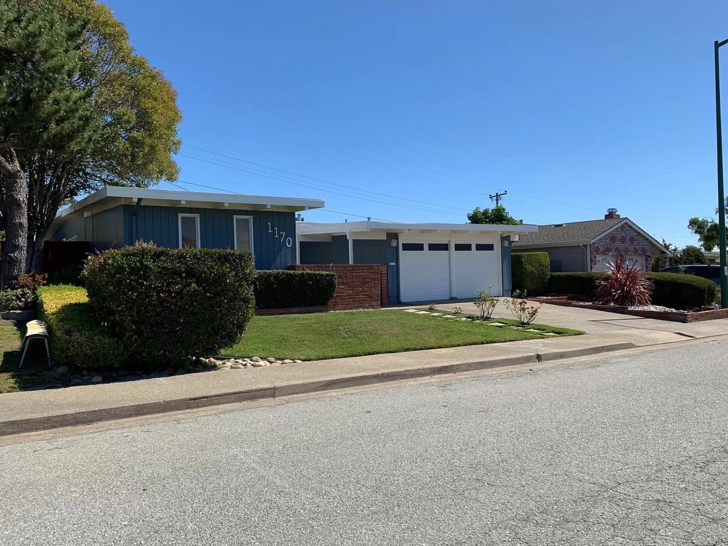 1170 Oakwood Drive Millbrae, CA 94030 - Photo 1 of 13 front view of a house with a yard