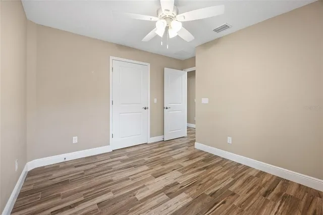 wooden floor in an empty room