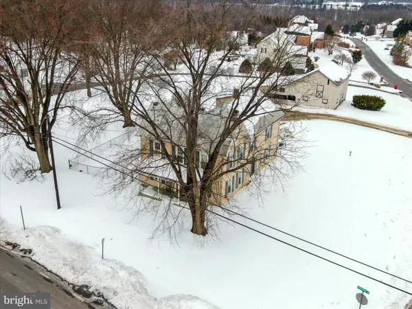 a white house that has a tree in front of it