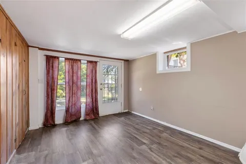 a view of swimming pool with an outdoor space