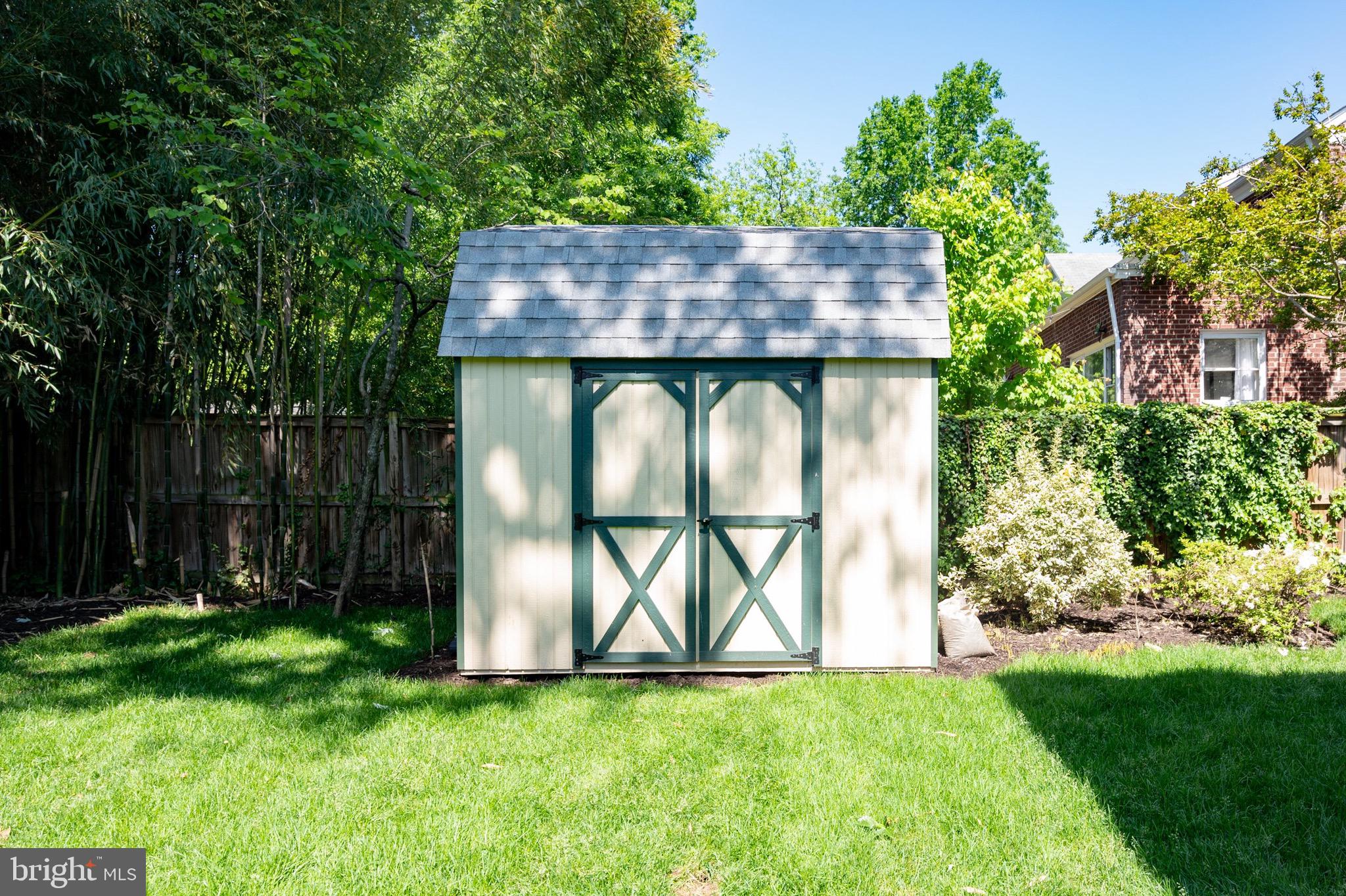 18 West Braddock Road Alexandria, VA 22301 - Photo 44 of 49 Backyard and storage shed