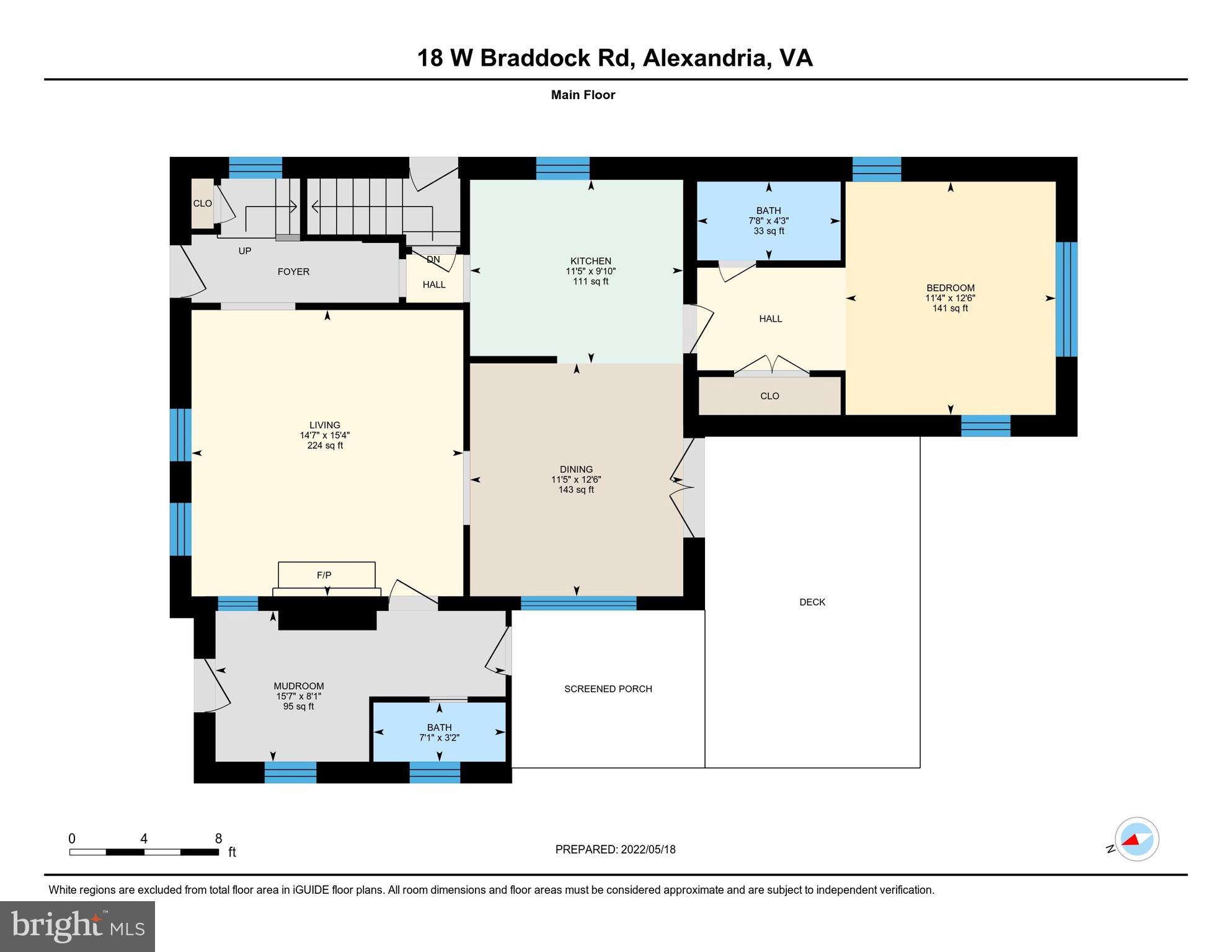 18 West Braddock Road Alexandria, VA 22301 - Photo 47 of 49 Floor plans main level