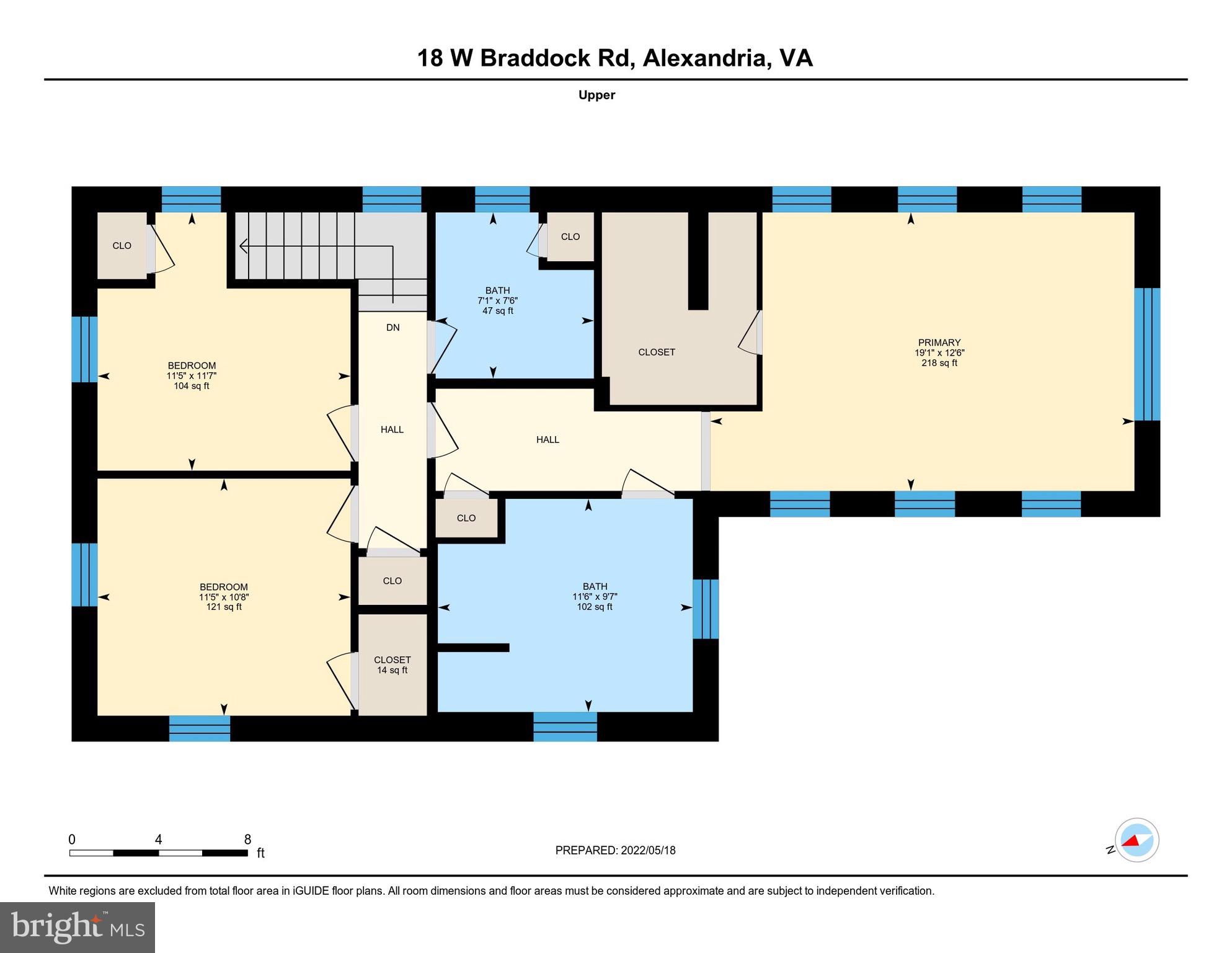 18 West Braddock Road Alexandria, VA 22301 - Photo 48 of 49 Floor plans upper level