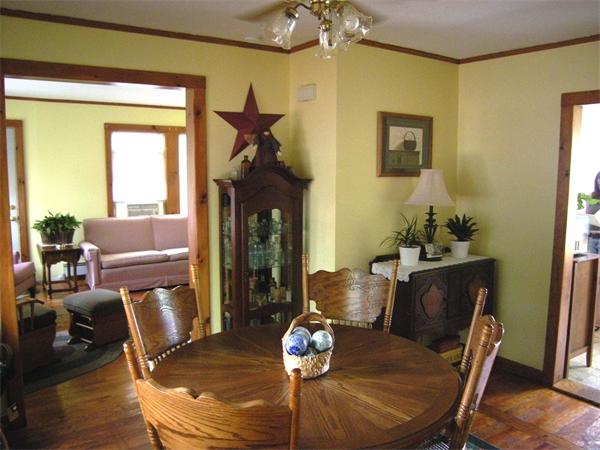 14 Hayden Road Groton, MA 01450 - Photo 3 of 9 a view of a dining room with furniture wooden floor and chandelier