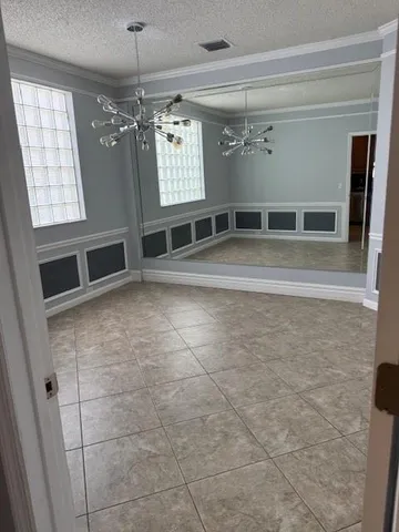 a view of a livingroom with a window