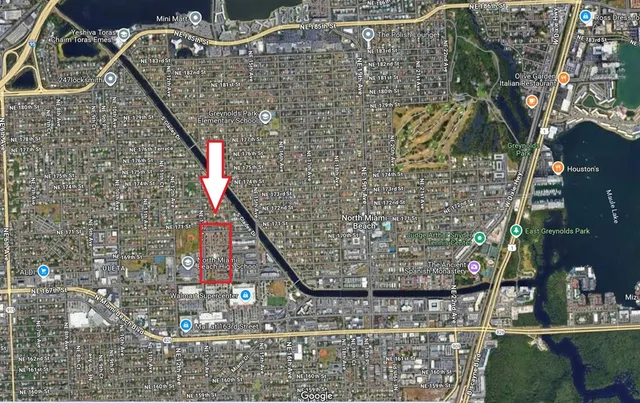 a aerial view of a house