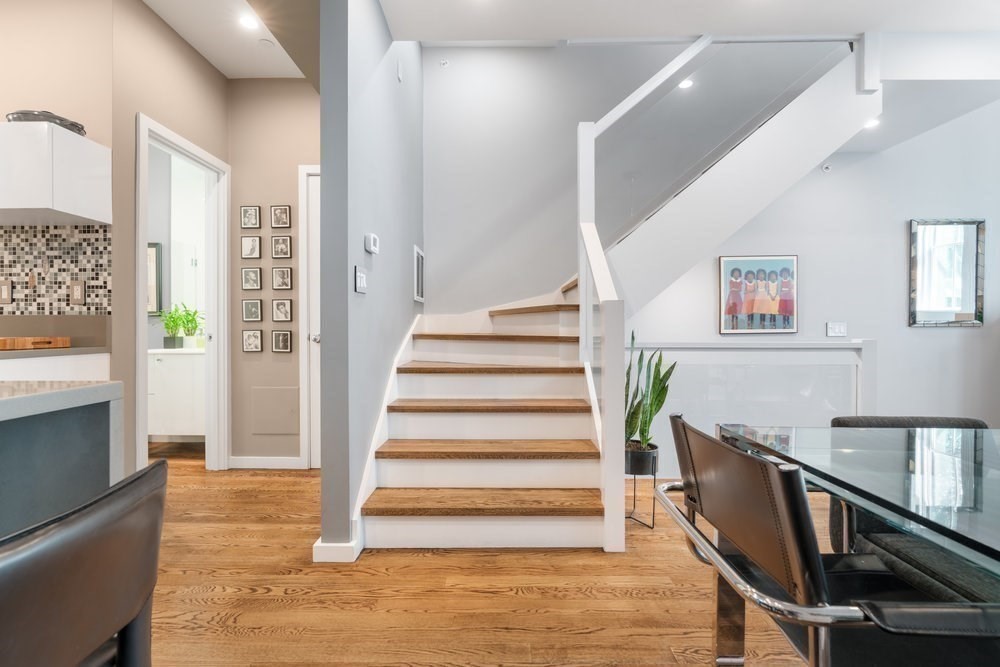66 Seaverns Avenue, Unit 68B Boston, MA 02130 - Photo 14 of 30 a view of entryway and hall with wooden floor