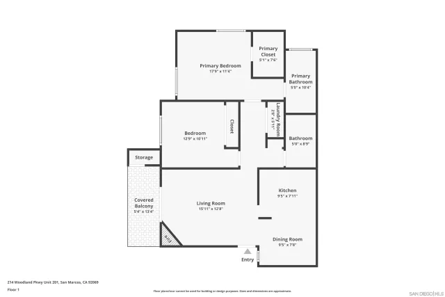 $2,700 | 214 Woodland Parkway, Unit 201, San Marcos, CA 92069
