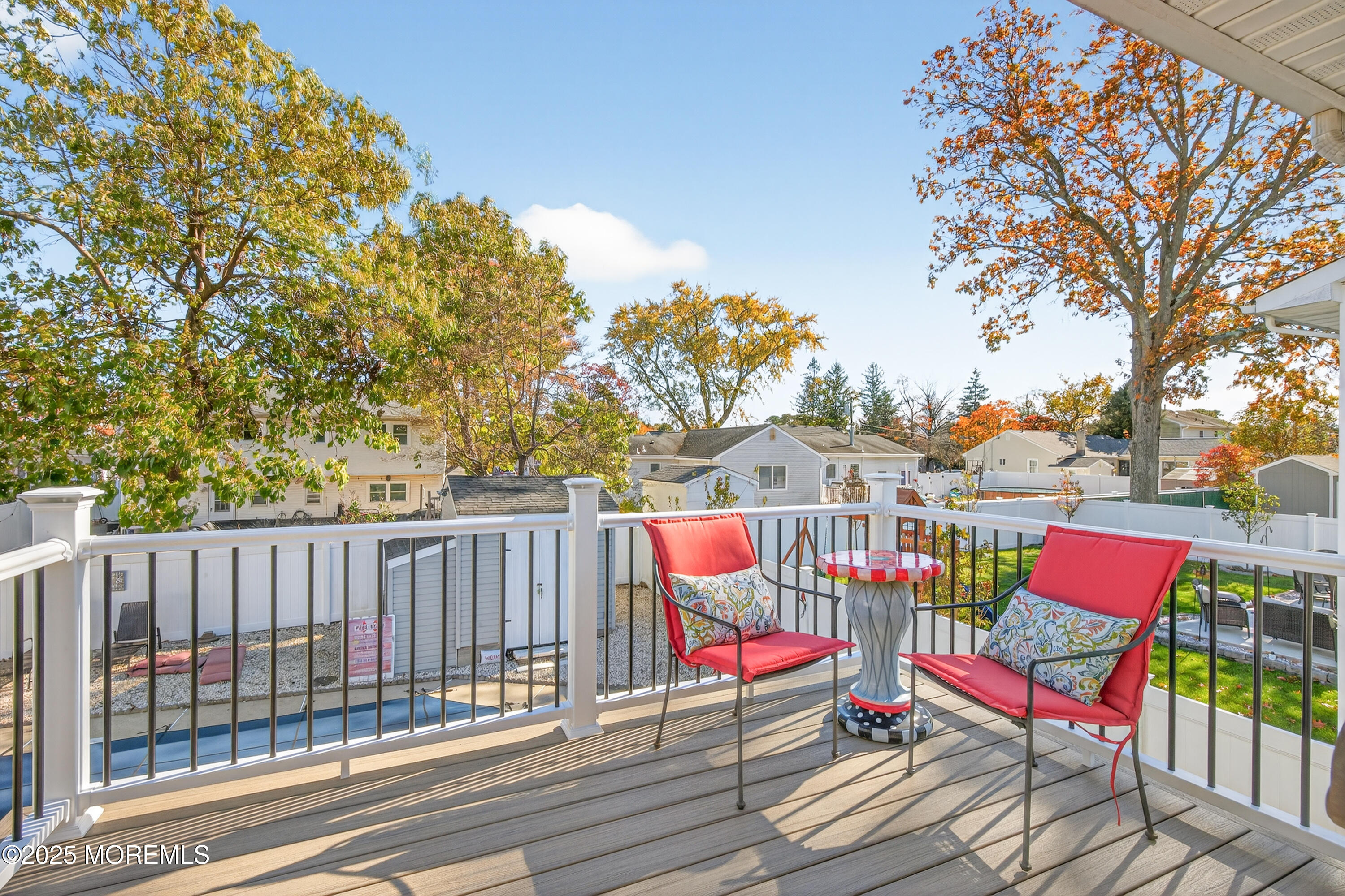 35 Heather Road Toms River, NJ 08753 - Photo 16 of 40 a view of a chairs on the roof deck