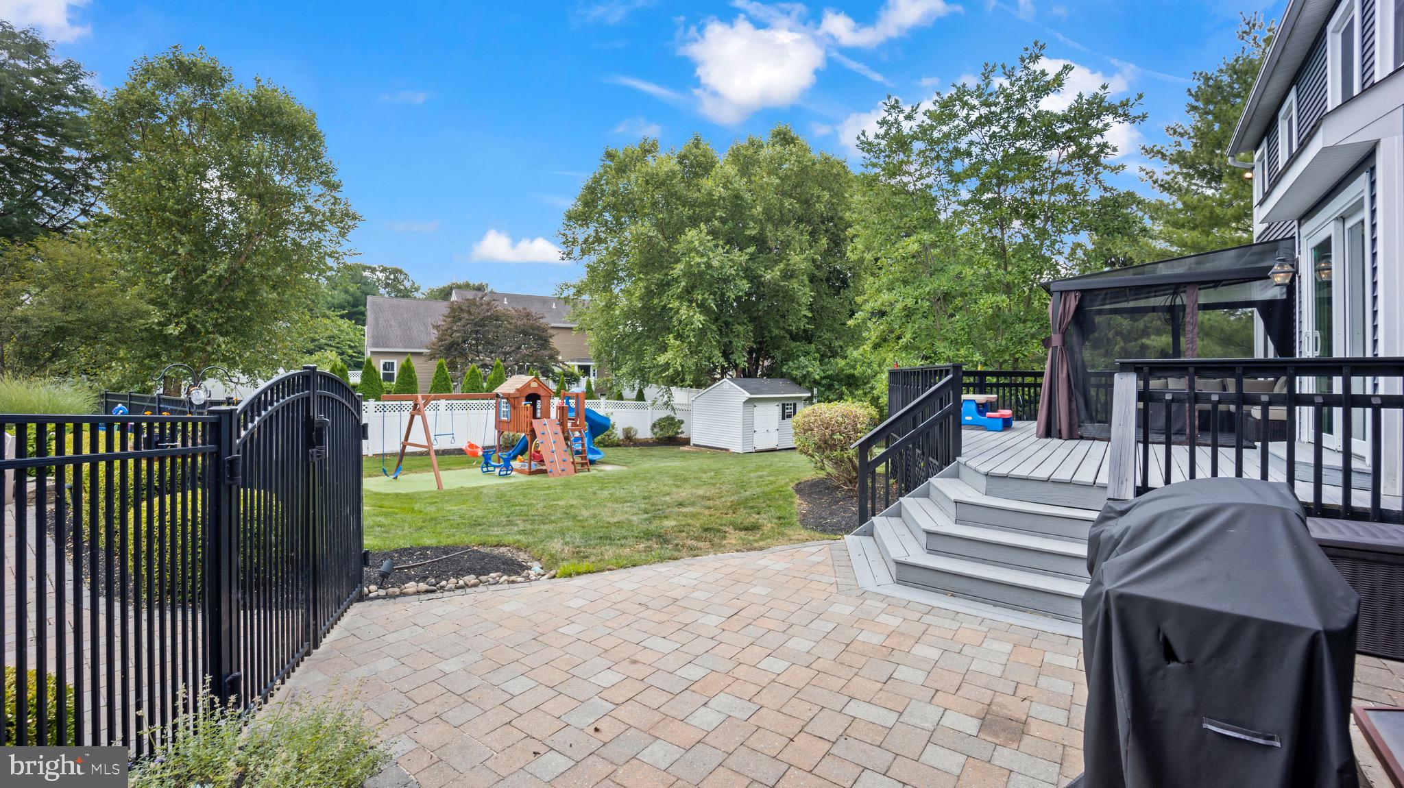 1633 Fairfield Road Yardley, PA 19067 - Photo 44 of 45 spacious backyard with playset