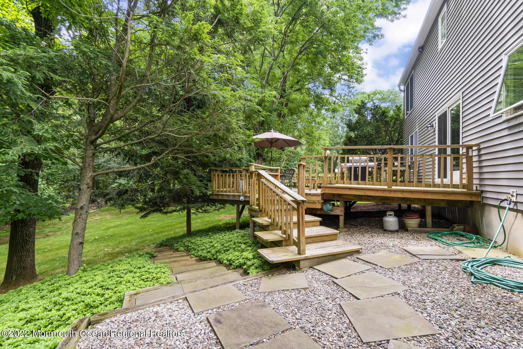 299 Ueland Road Red Bank, NJ 07701 - Photo 29 of 29 Backyard stairs