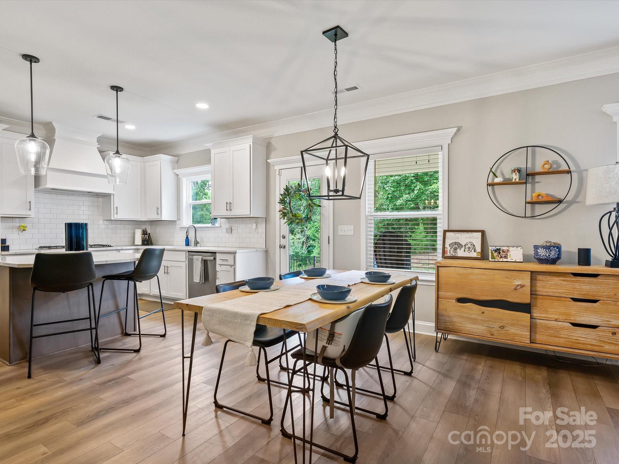 2901 South Point Road Belmont, NC 28012 - Photo 13 of 35 a view of a dining room with furniture window and outside view