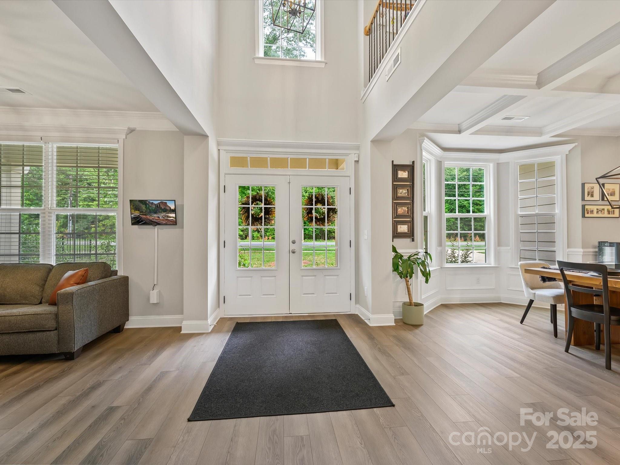 2901 South Point Road Belmont, NC 28012 - Photo 3 of 35 a view of livingroom with furniture wooden floor and windows