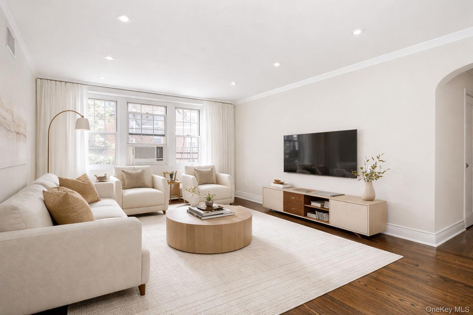 1332 Midland Avenue, Unit 3F Bronxville, NY 10708 - Photo 6 of 23 Virtually Staged Living Room