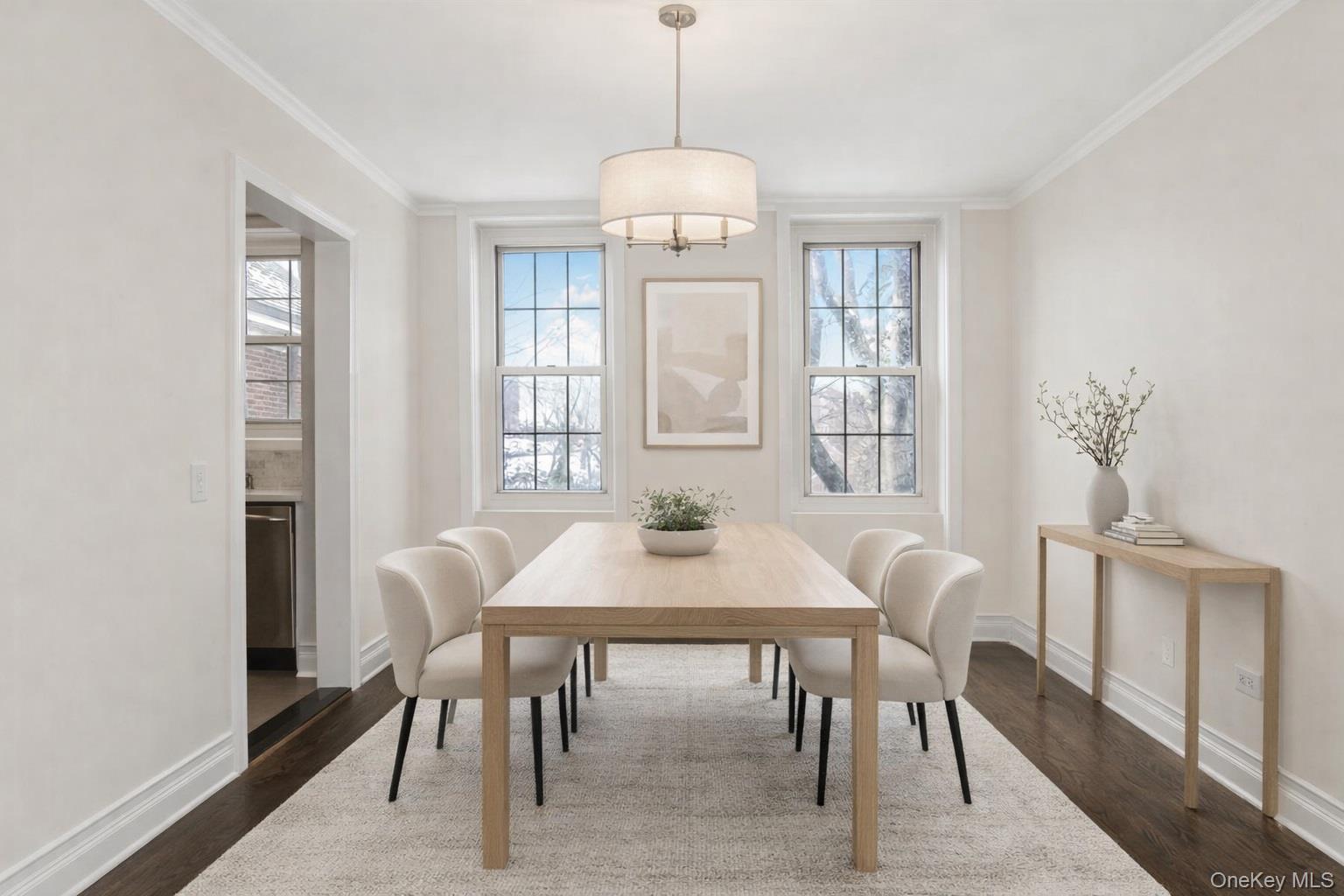 1332 Midland Avenue, Unit 3F Bronxville, NY 10708 - Photo 9 of 23 Virtually Staged Dining Room