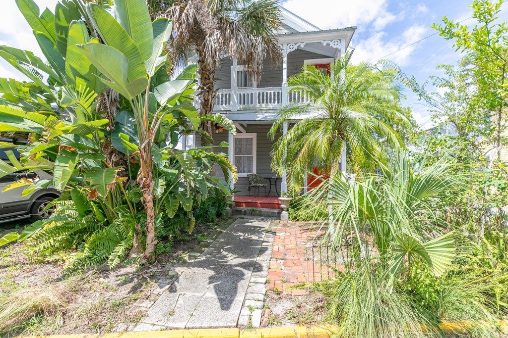 40 Abbott Street St. Augustine, FL 32084 - Photo 5 of 58 View of exterior entry featuring a porch