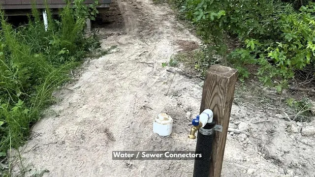 a view of a small yard