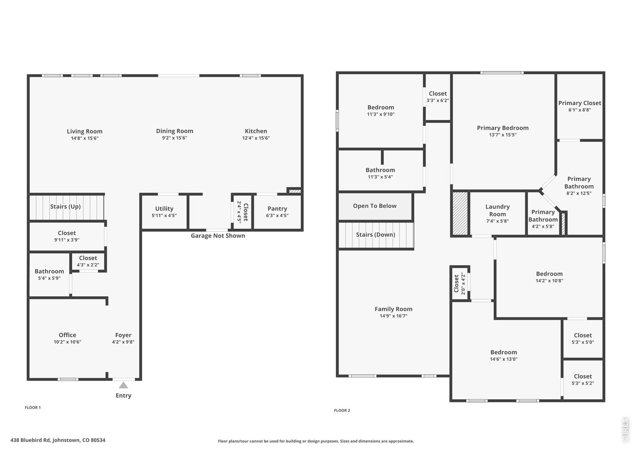 438 Bluebird Road Johnstown, CO 80534 - Photo 33 of 33 Floor Plan
