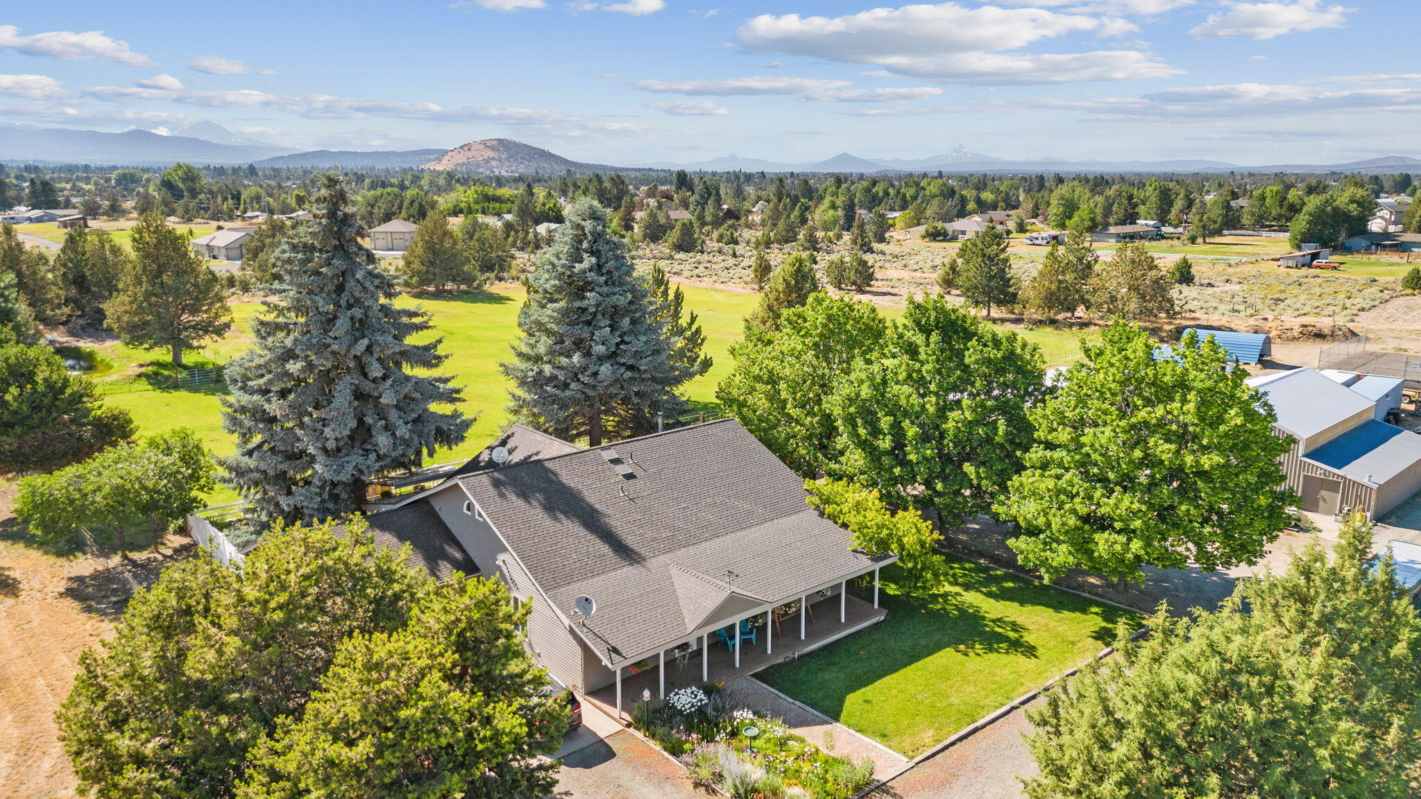 61538 Ward Road Bend, OR 97702 - Photo 1 of 42 SE Corner of property with NW Cascade Mountains in the back ground