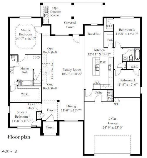 12514 Alphabet Road Gulfport, MS 39503 - Photo 36 of 36 Cameron Floor Plan